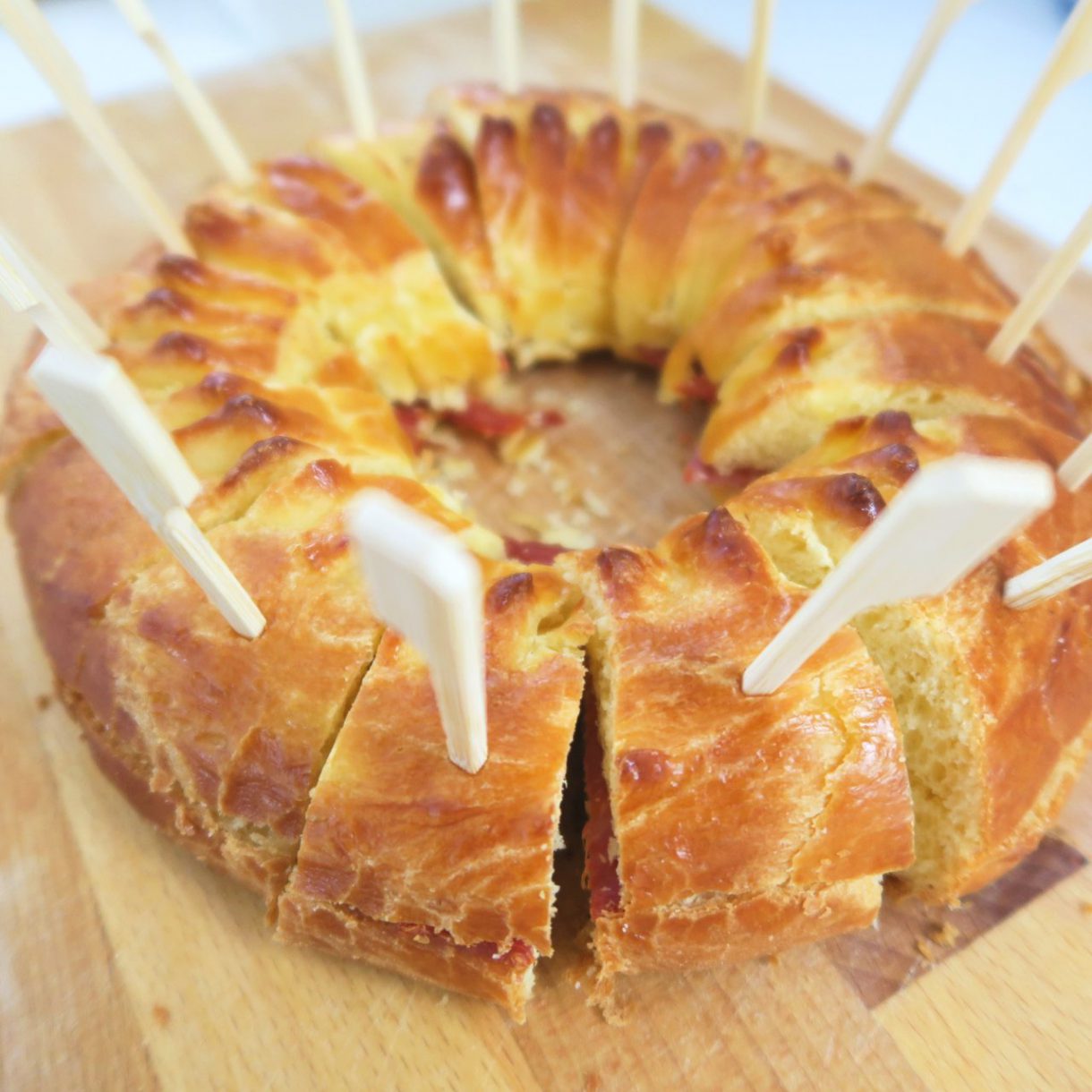 brioche au chorizo